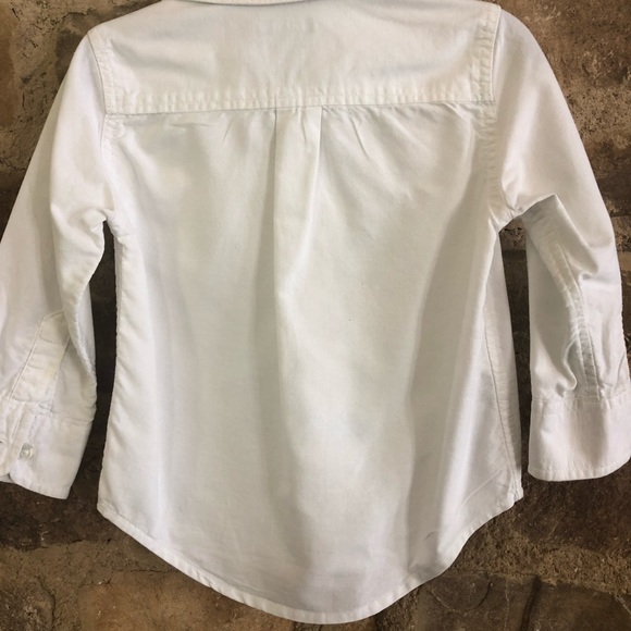 Gap white button down shirt size 4 T - Picture 2 of 2